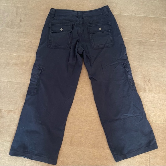 Garage Navy Blue Cargo Pants - Picture 4 of 5